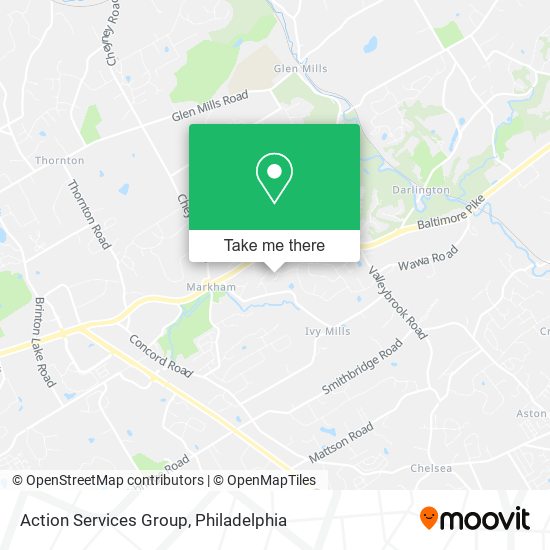 Mapa de Action Services Group