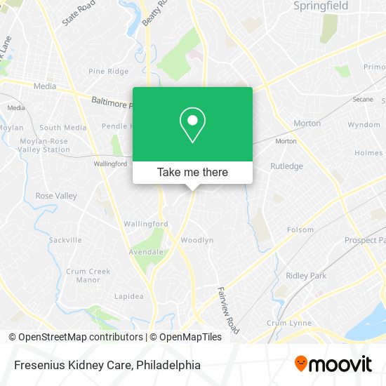 Fresenius Kidney Care map