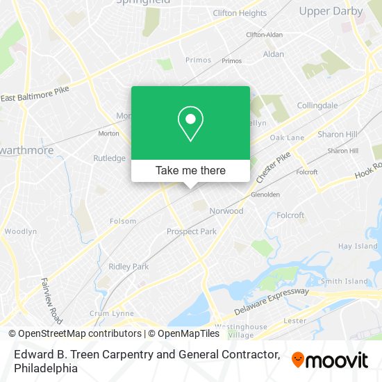 Mapa de Edward B. Treen Carpentry and General Contractor