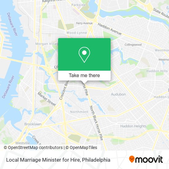 Mapa de Local Marriage Minister for Hire