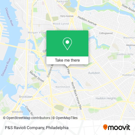P&S Ravioli Company map
