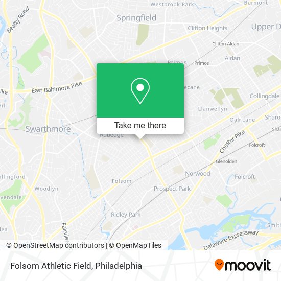 Folsom Athletic Field map