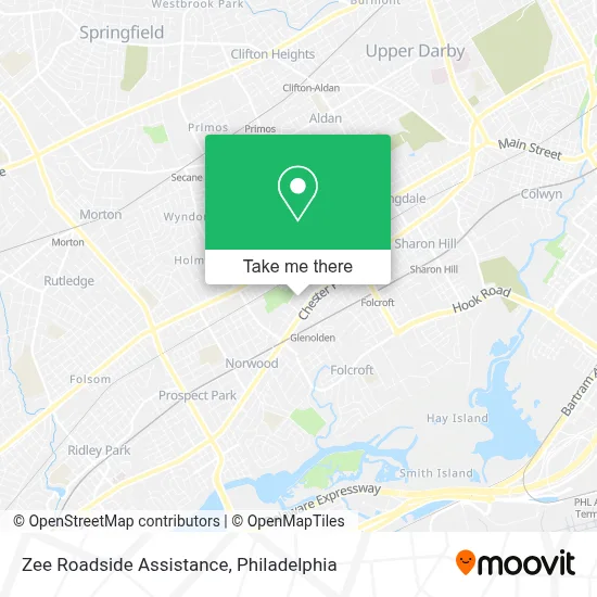 Zee Roadside Assistance map