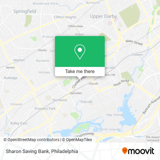 Sharon Saving Bank map