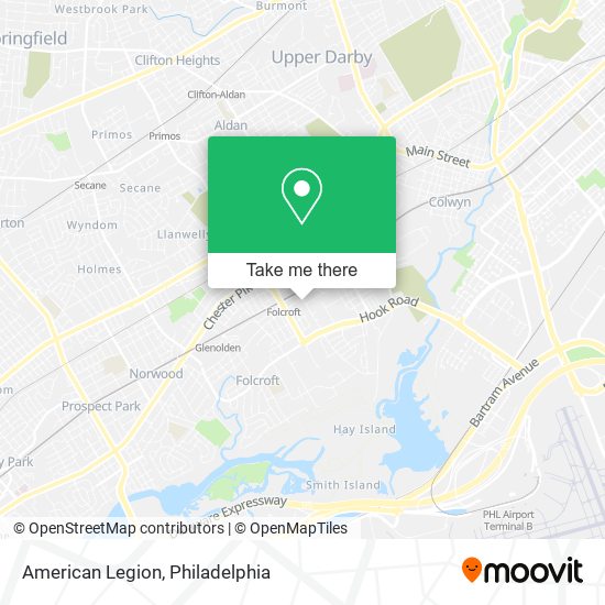 Mapa de American Legion