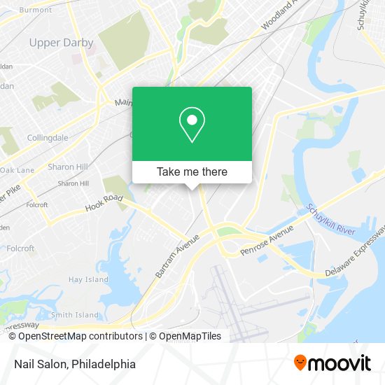 Mapa de Nail Salon