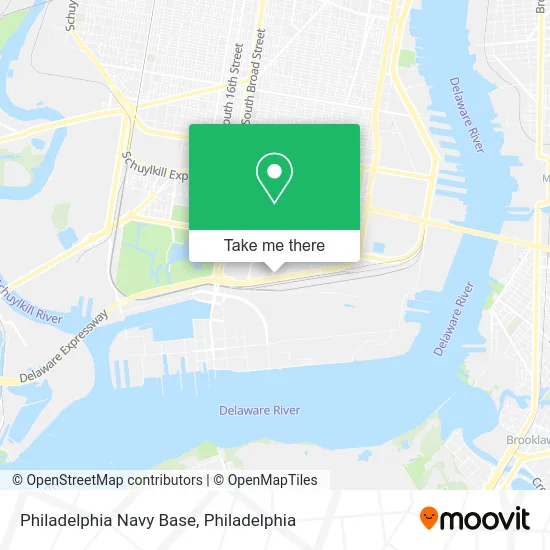 Philadelphia Navy Base map