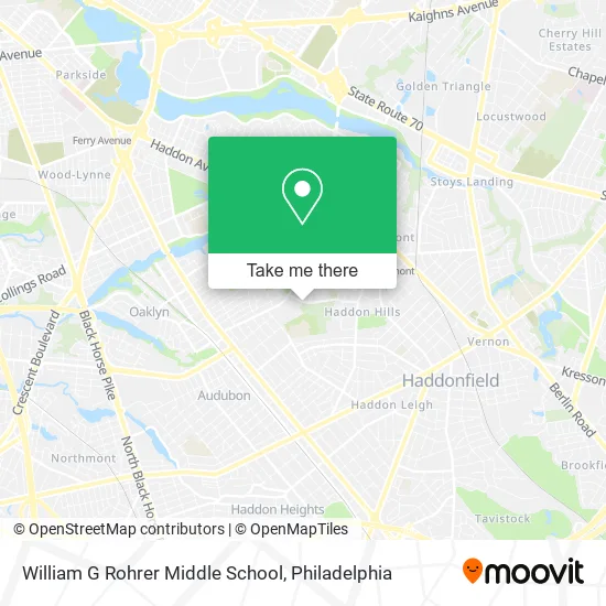 William G Rohrer Middle School map