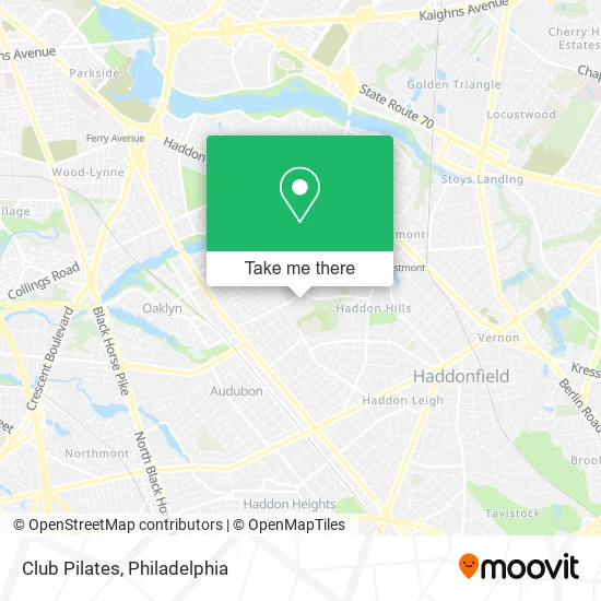 Club Pilates map