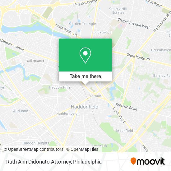 Ruth Ann Didonato Attorney map