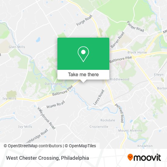 Mapa de West Chester Crossing