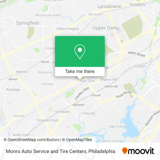 Monro Auto Service and Tire Centers map