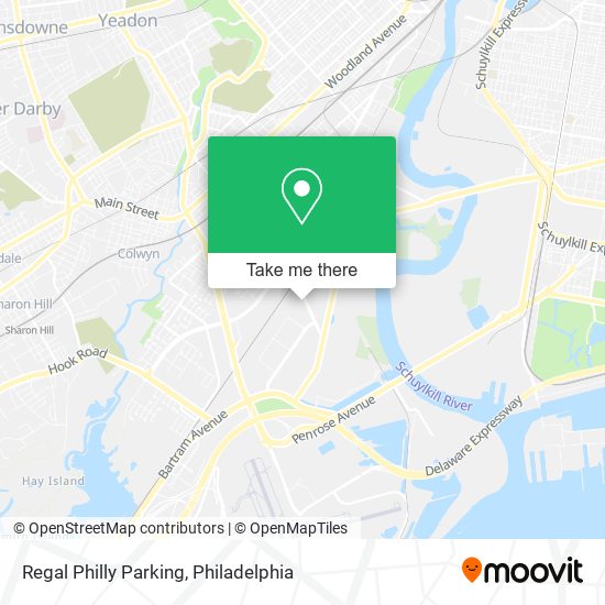 Mapa de Regal Philly Parking