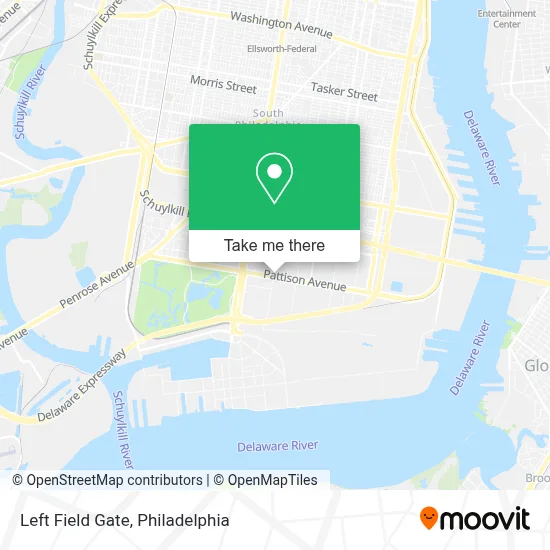 Left Field Gate map