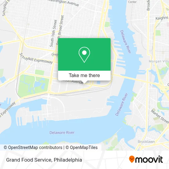 Grand Food Service map