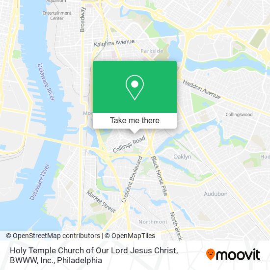 Holy Temple Church of Our Lord Jesus Christ, BWWW, Inc. map