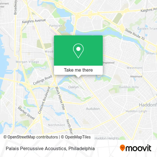 Palais Percussive Acoustics map