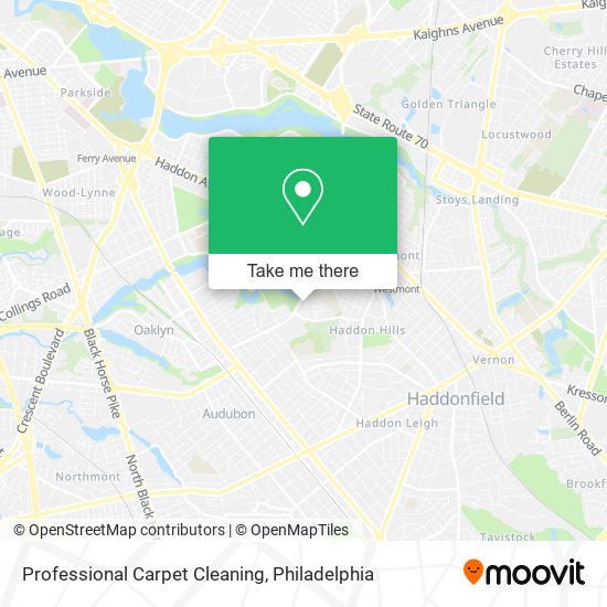 Mapa de Professional Carpet Cleaning