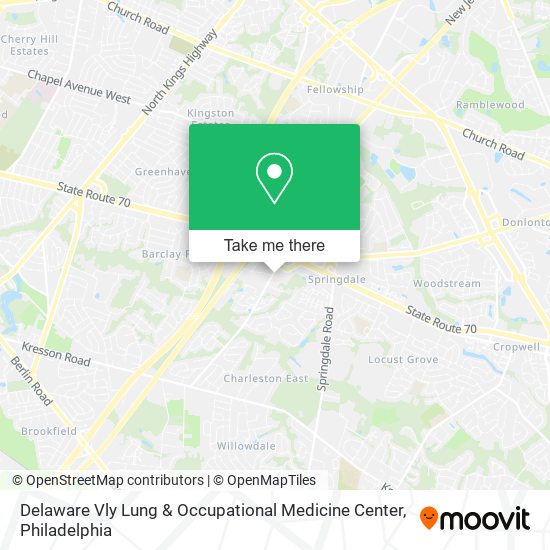 Mapa de Delaware Vly Lung & Occupational Medicine Center