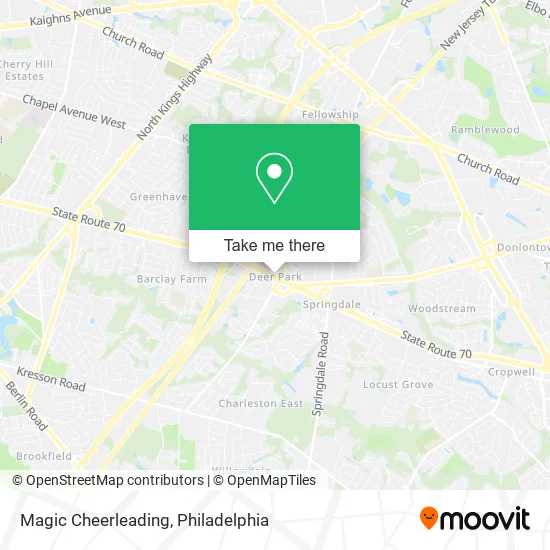 Magic Cheerleading map