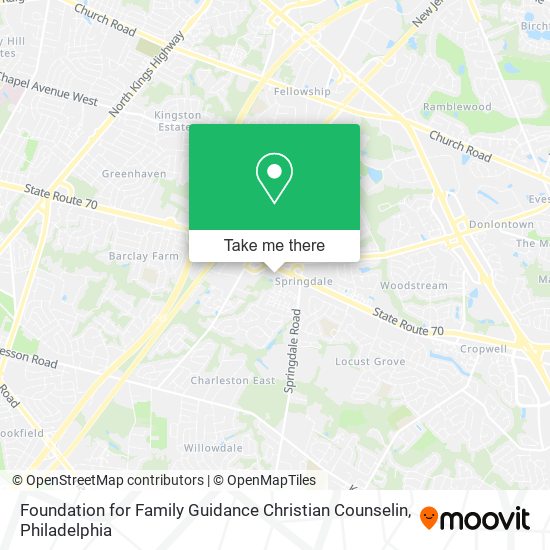 Mapa de Foundation for Family Guidance Christian Counselin