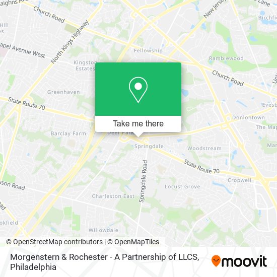 Mapa de Morgenstern & Rochester - A Partnership of LLCS