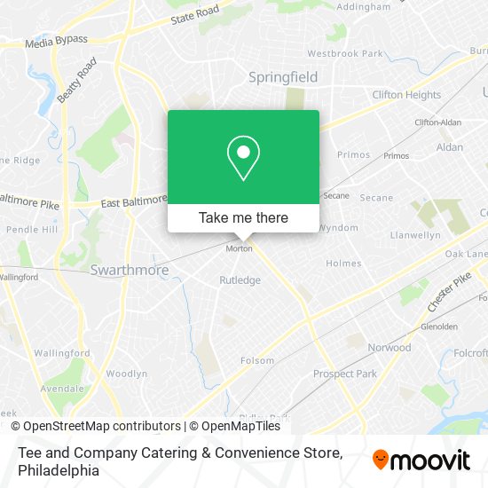 Mapa de Tee and Company Catering & Convenience Store