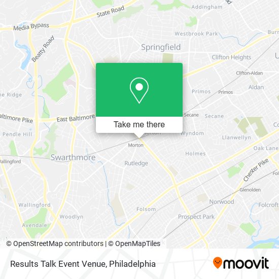 Mapa de Results Talk Event Venue