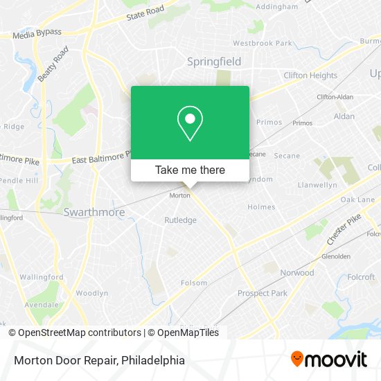Mapa de Morton Door Repair