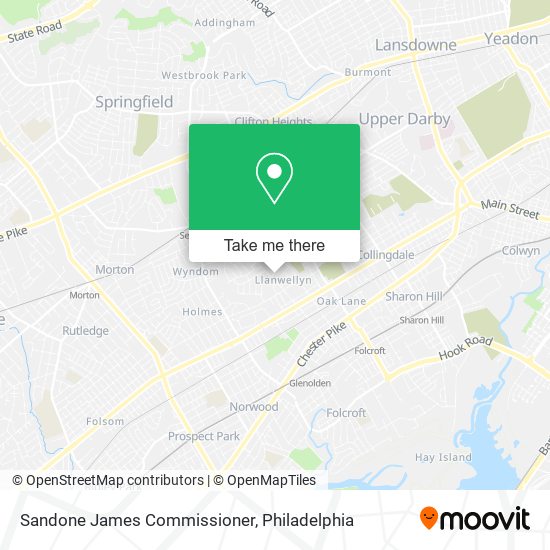 Mapa de Sandone James Commissioner