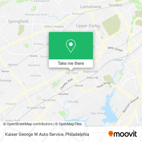 Mapa de Kaiser George W Auto Service