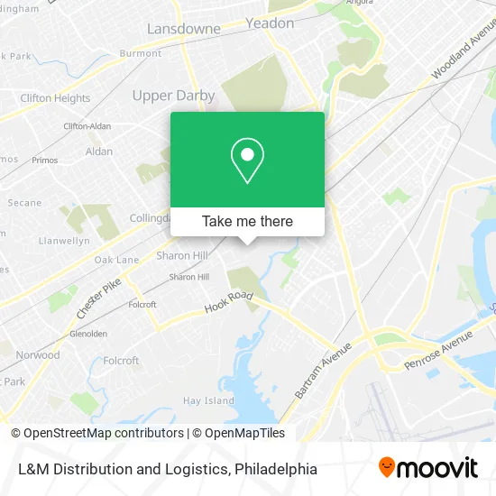 L&M Distribution and Logistics map