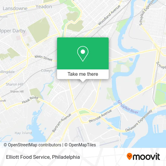 Elliott Food Service map