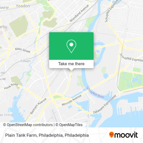 Plain Tank Farm, Philadelphia map