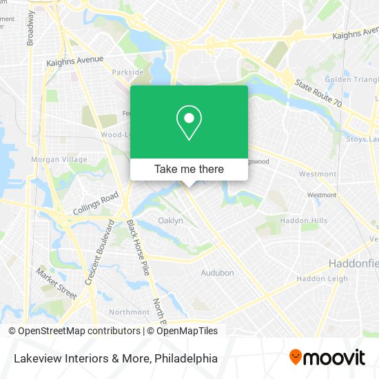 Mapa de Lakeview Interiors & More