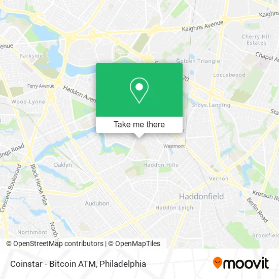 Coinstar - Bitcoin ATM map