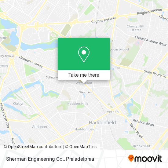 Sherman Engineering Co. map