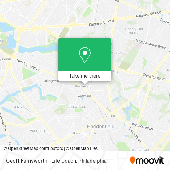 Geoff Farnsworth - Life Coach map