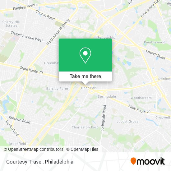 Mapa de Courtesy Travel