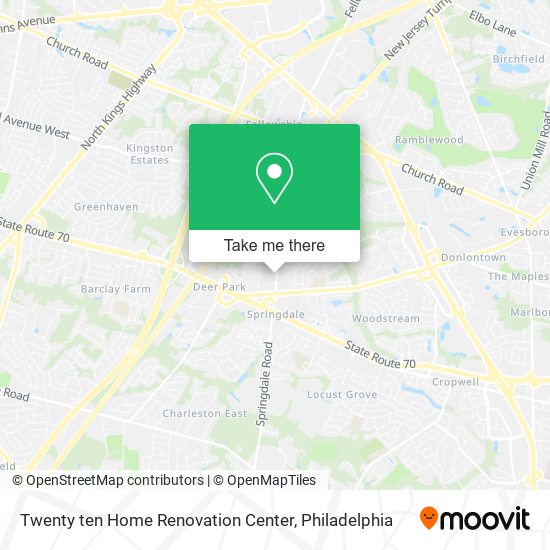 Mapa de Twenty ten Home Renovation Center