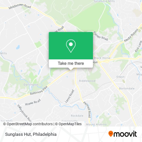 Mapa de Sunglass Hut