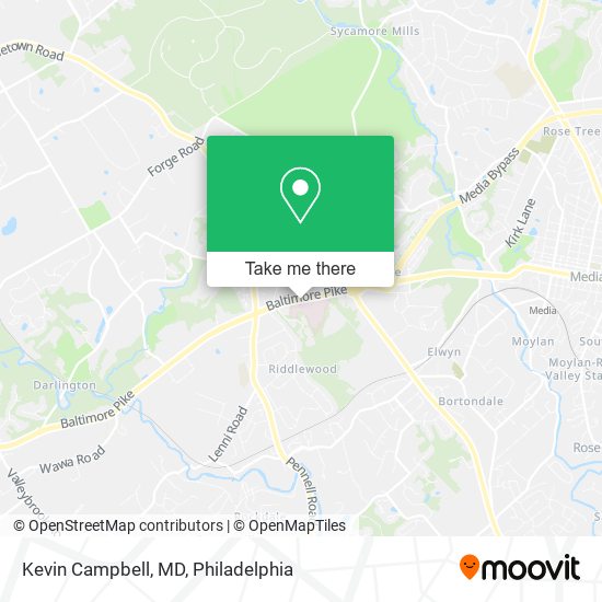 Mapa de Kevin Campbell, MD