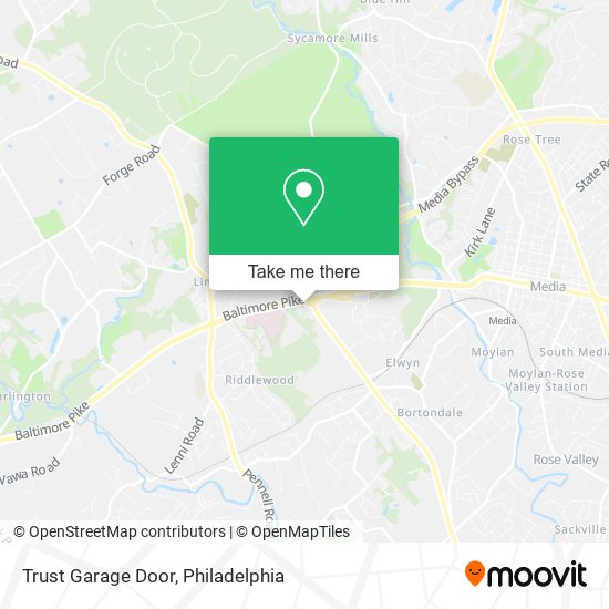 Mapa de Trust Garage Door