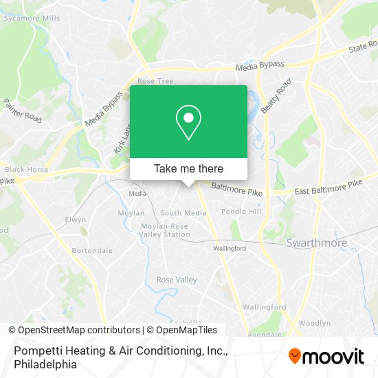 Pompetti Heating & Air Conditioning, Inc. map