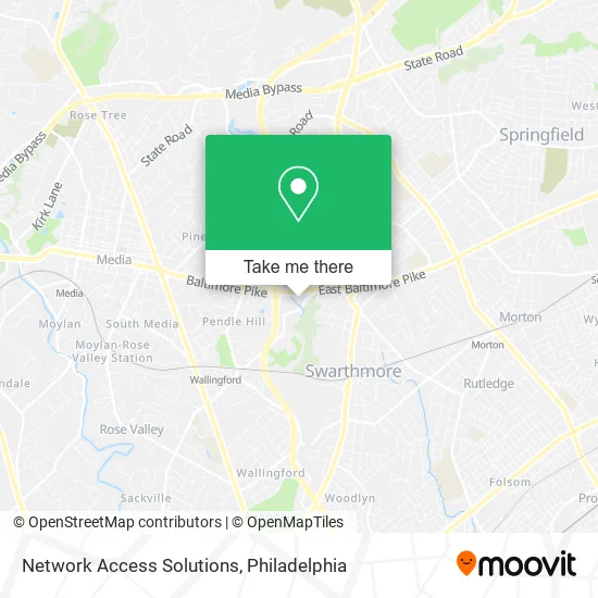 Mapa de Network Access Solutions