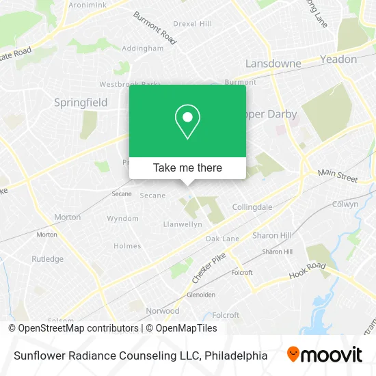 Sunflower Radiance Counseling LLC map