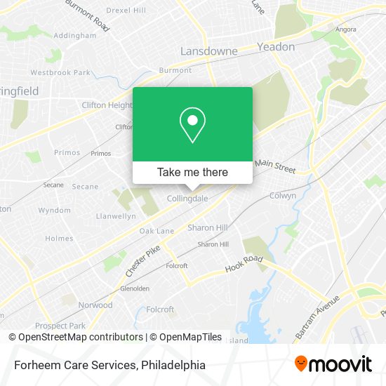 Forheem Care Services map