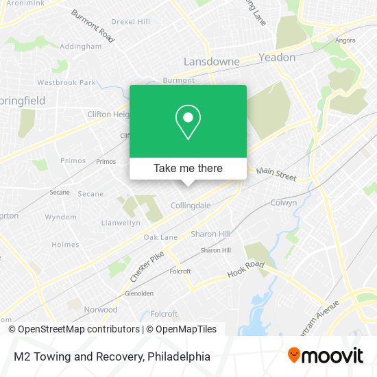 Mapa de M2 Towing and Recovery