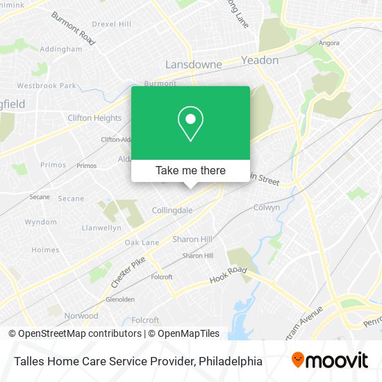 Talles Home Care Service Provider map