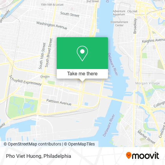 Mapa de Pho Viet Huong